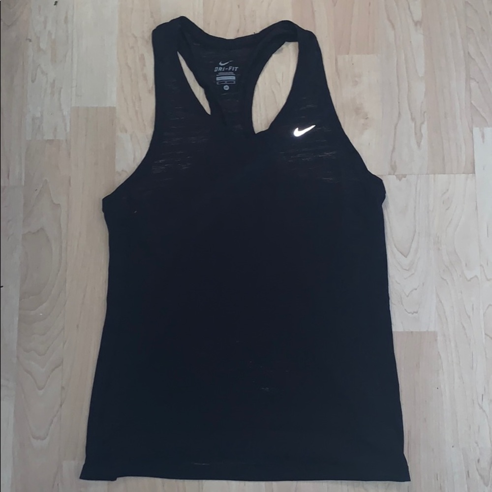 sheer black Nike Dri-fit racerback